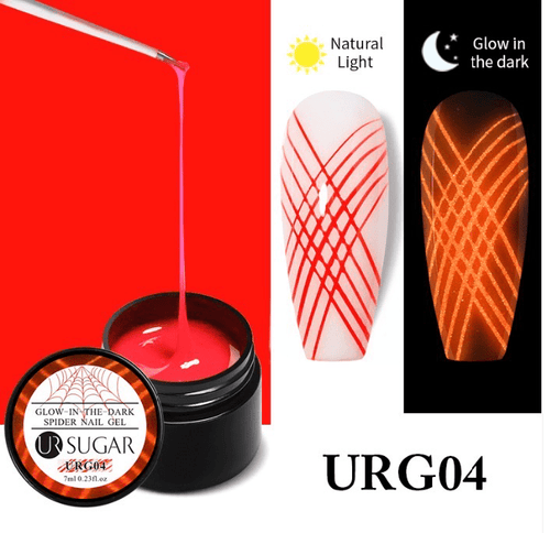 Spider gel glow in the dark URG04 - Ongles Elaine Lemay