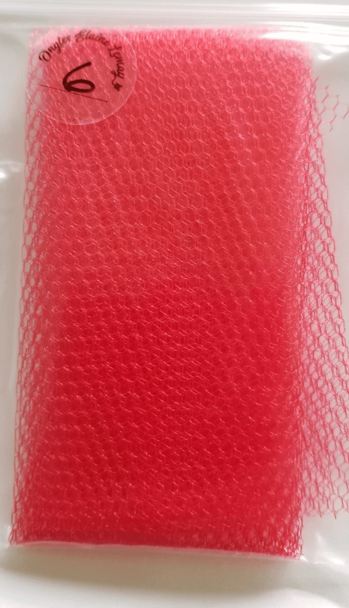 Tulle gros carreaux - Ongles Elaine Lemay