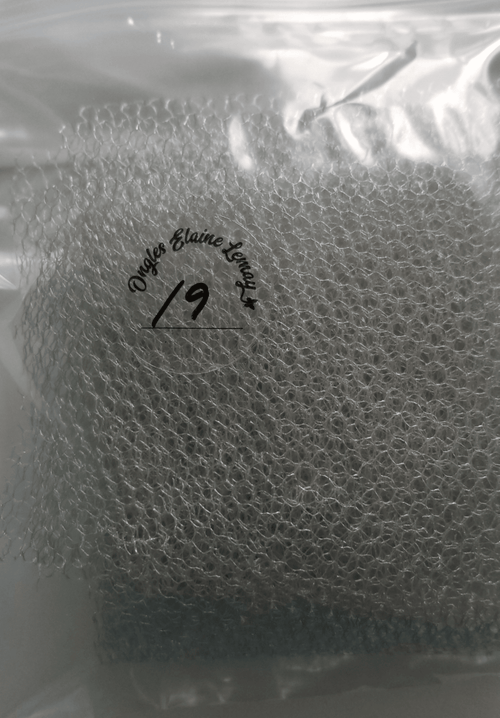 Tulle gros carreaux - Ongles Elaine Lemay