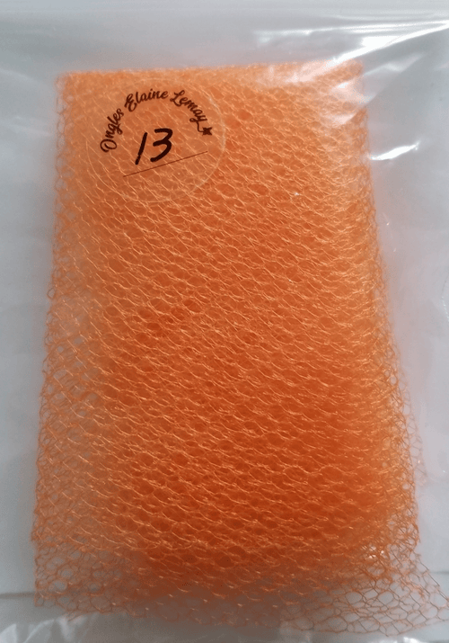 Tulle gros carreaux - Ongles Elaine Lemay