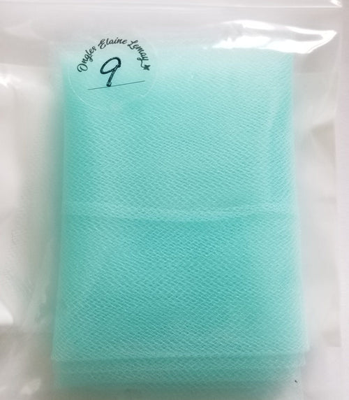 Tulle petit carreaux - Ongles Elaine Lemay