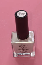 Vernis à stamping Sticky Blanc 10ml - Ongles Elaine Lemay