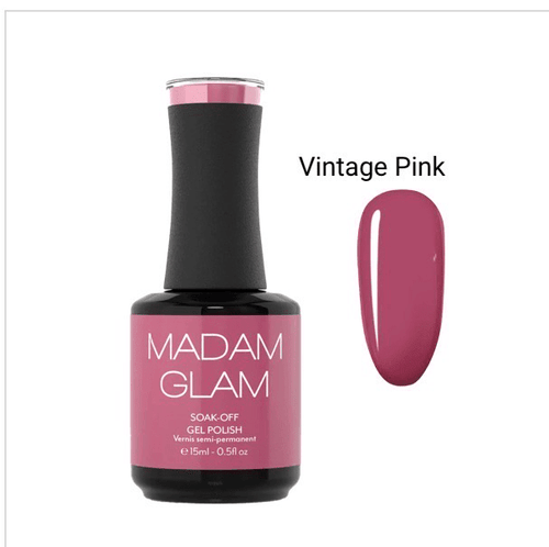 Vintage Pink - Ongles Elaine Lemay